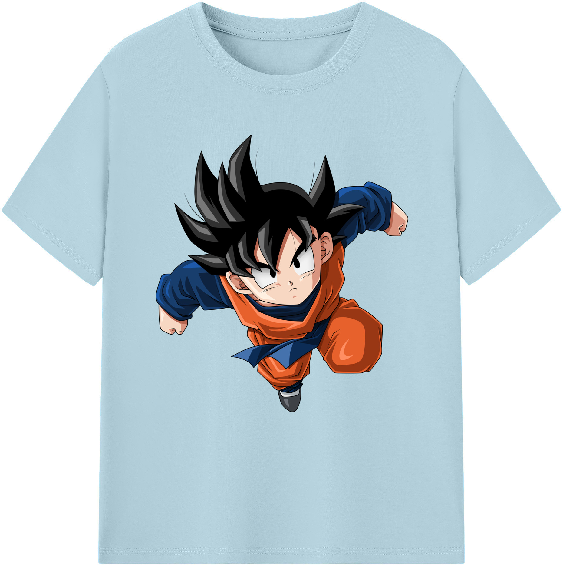 （画像用） ドラゴンボール 孫悟空（そん ごくう）Son Goku カカロット DRAGON BALL Kakarotto 綿100％半袖Tシャツ（フロントプリント）
